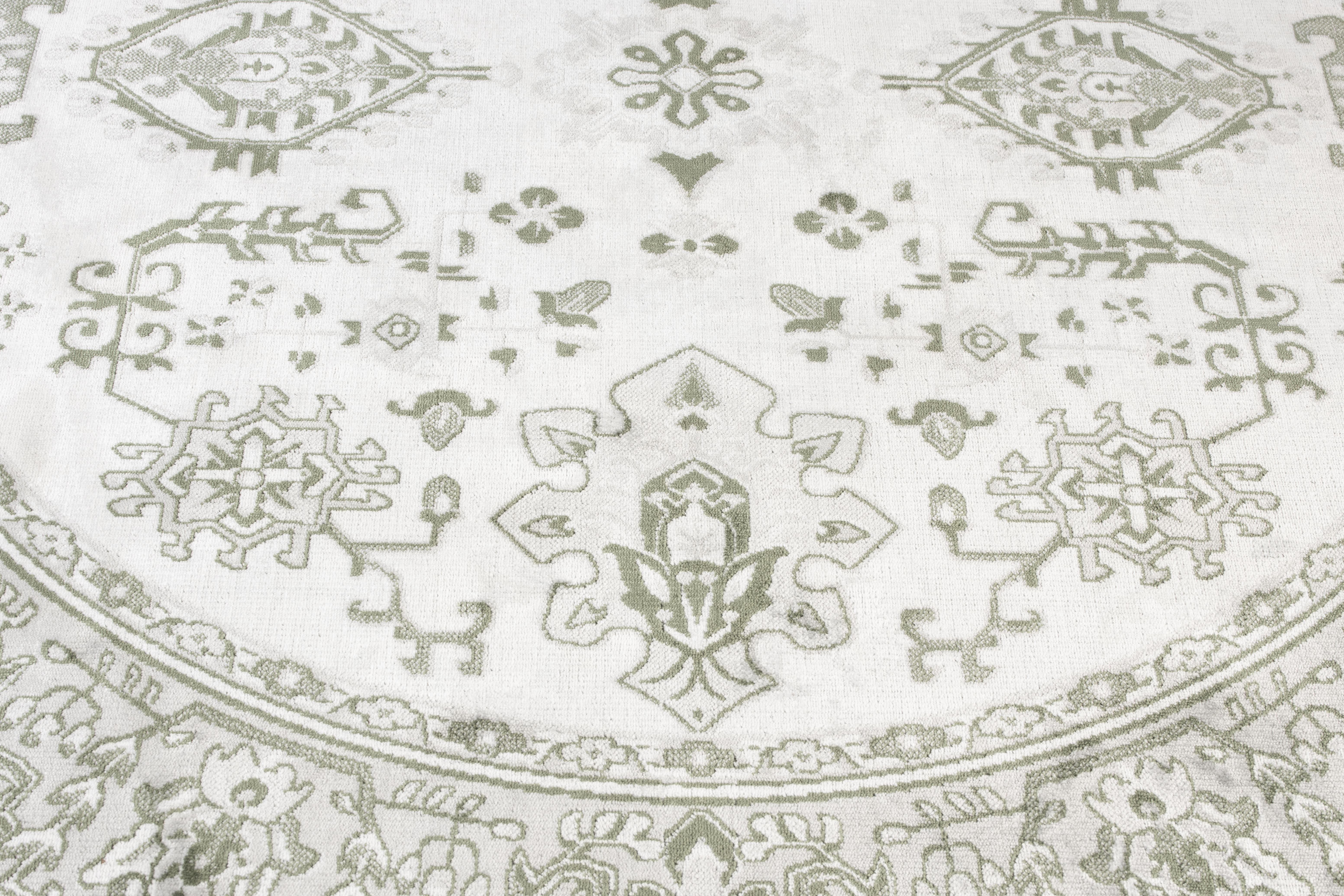 Reza Vloerkleed '160 Groen/Grijs